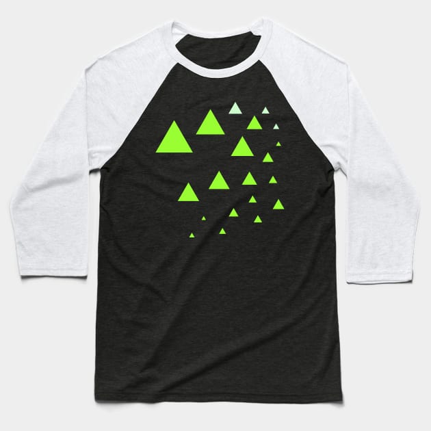 Triangle Minimal Graphic Baseball T-Shirt by Nikokosmos